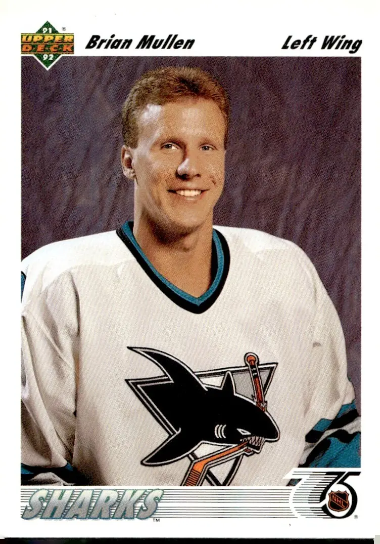 1991-92 Upper Deck #57 Brian Mullen (front)