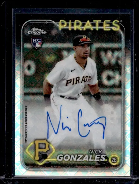 2024 Topps Chrome Logofractor Edition #RCA-NG Nick Gonzales – MLB Refractor