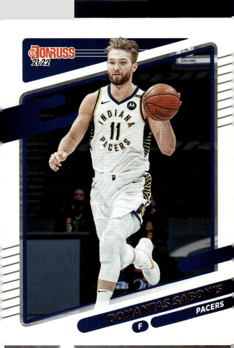 2021-22 Donruss #9 Domantas Sabonis (front)