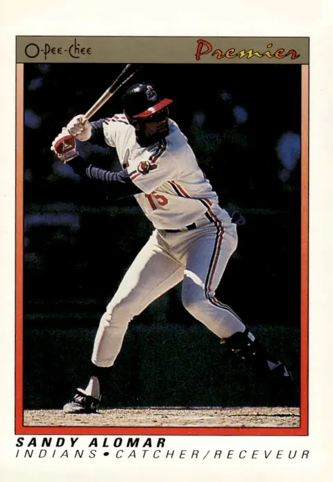 1991 O-Pee-Chee Premier #2 Sandy Alomar Jr.