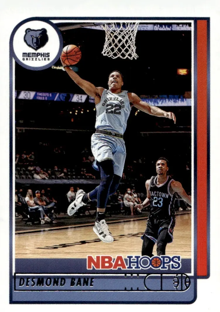 2021-22 NBA Hoops #192 Desmond Bane (front)