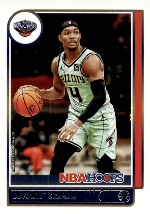 2021-22 NBA Hoops #180 Devonte' Graham