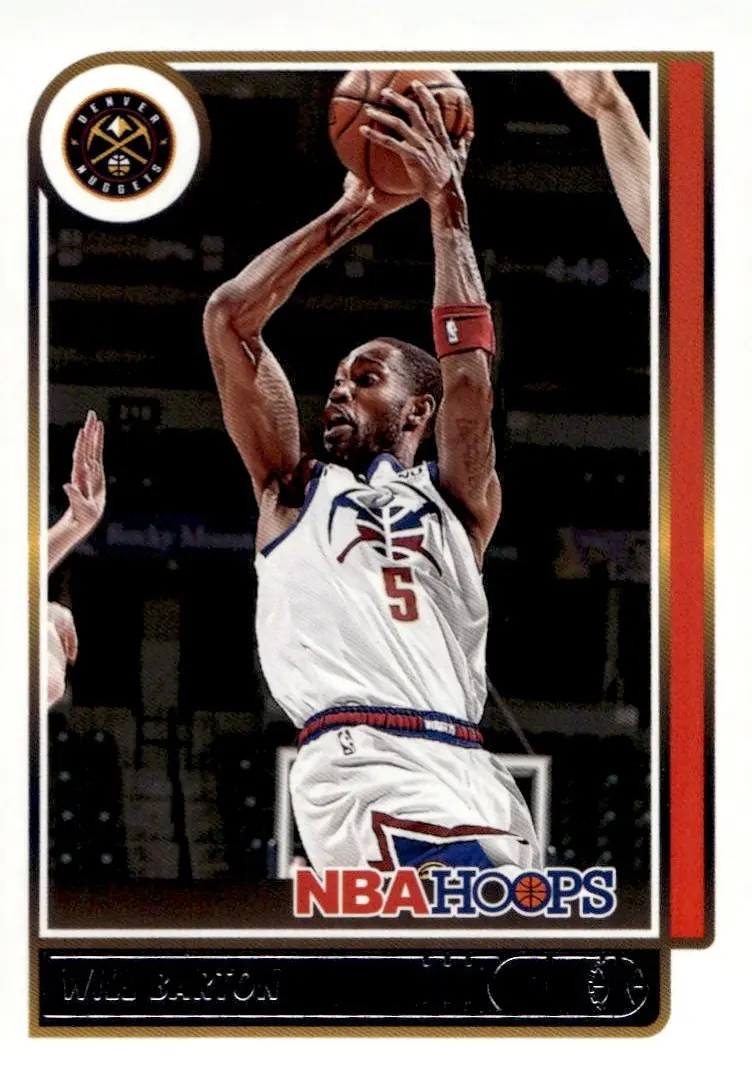 2021-22 NBA Hoops #31 Will Barton (front)