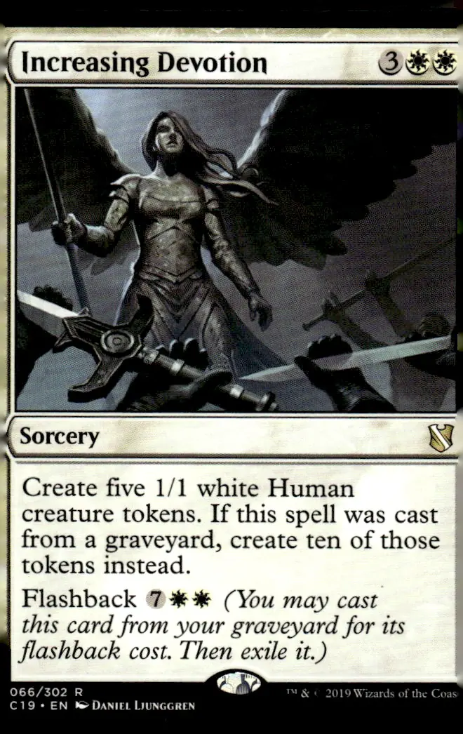2019 Magic: The Gathering - Commander 2019 (C19) #066/302 Increasing Devotion (front)