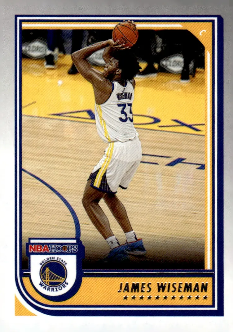 2022-23 NBA Hoops #228 James Wiseman (front)