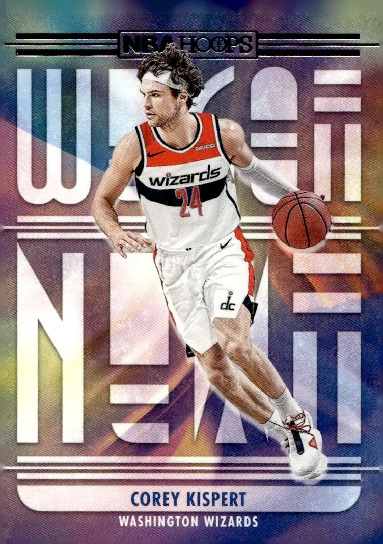 2021-22 NBA Hoops #15 Corey Kispert (front)