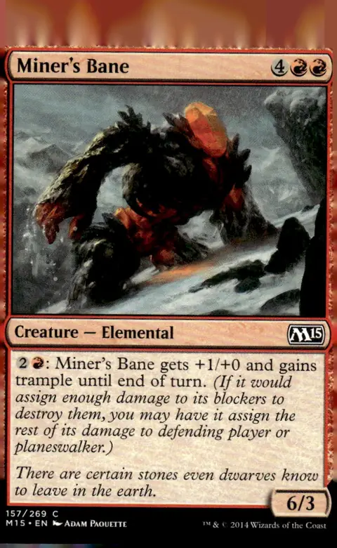 2014 Magic 2015 Core Set (M15) #157/269 Miner's Bane