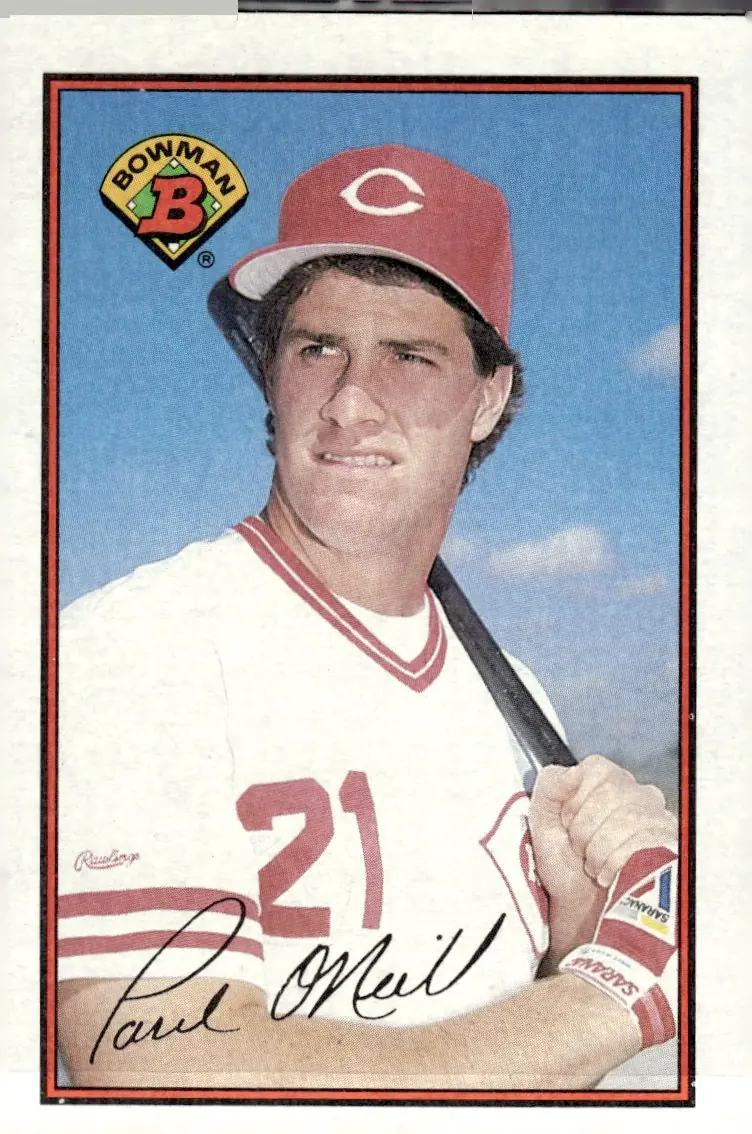 1989 Bowman #313 Paul O'Neill (front)