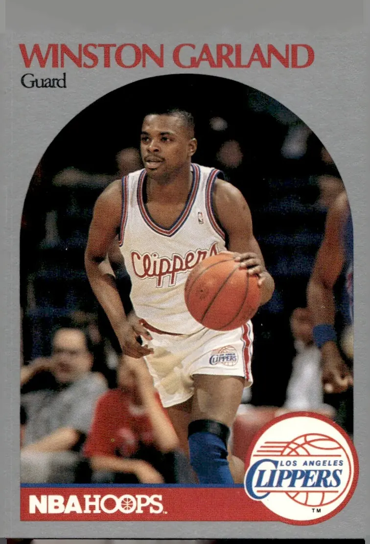 1990-91 NBA Hoops #143 Winston Garland (front)