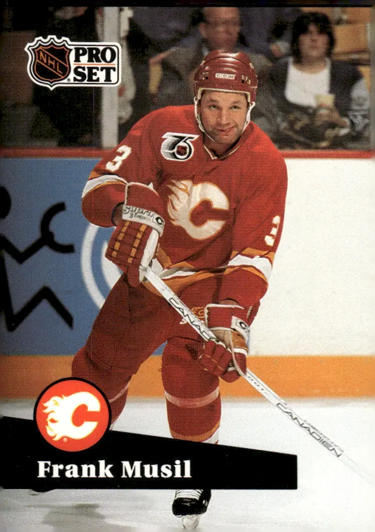 1991-92 Pro Set (French edition) #368 Frank Musil – French-language version (front)