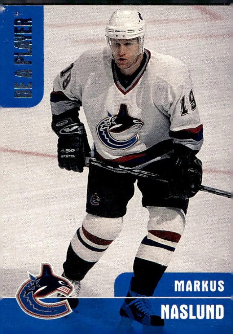 1999-00 Be A Player Memorabilia #289 Markus Naslund (front)