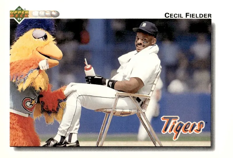 1992 Upper Deck #255 Cecil Fielder (front)
