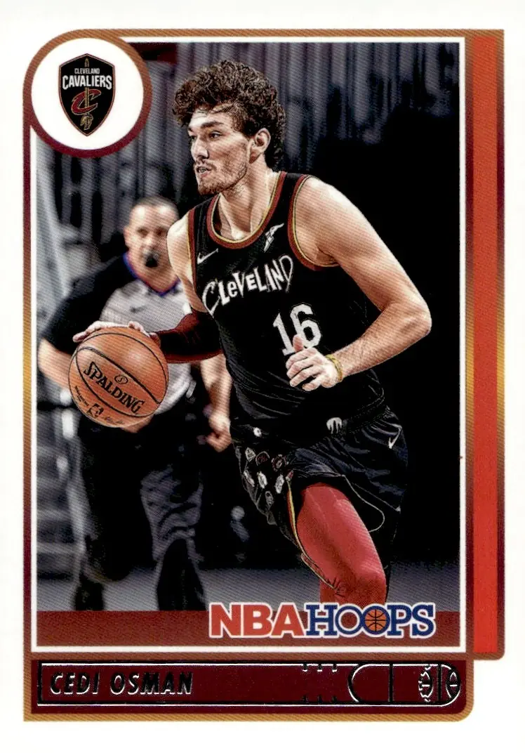 2021-22 NBA Hoops #135 Cedi Osman (front)