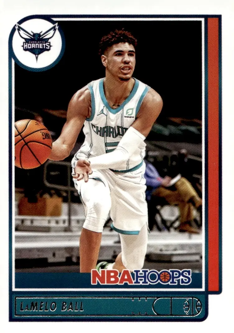 2021-22 NBA Hoops #140 LaMelo Ball (front)