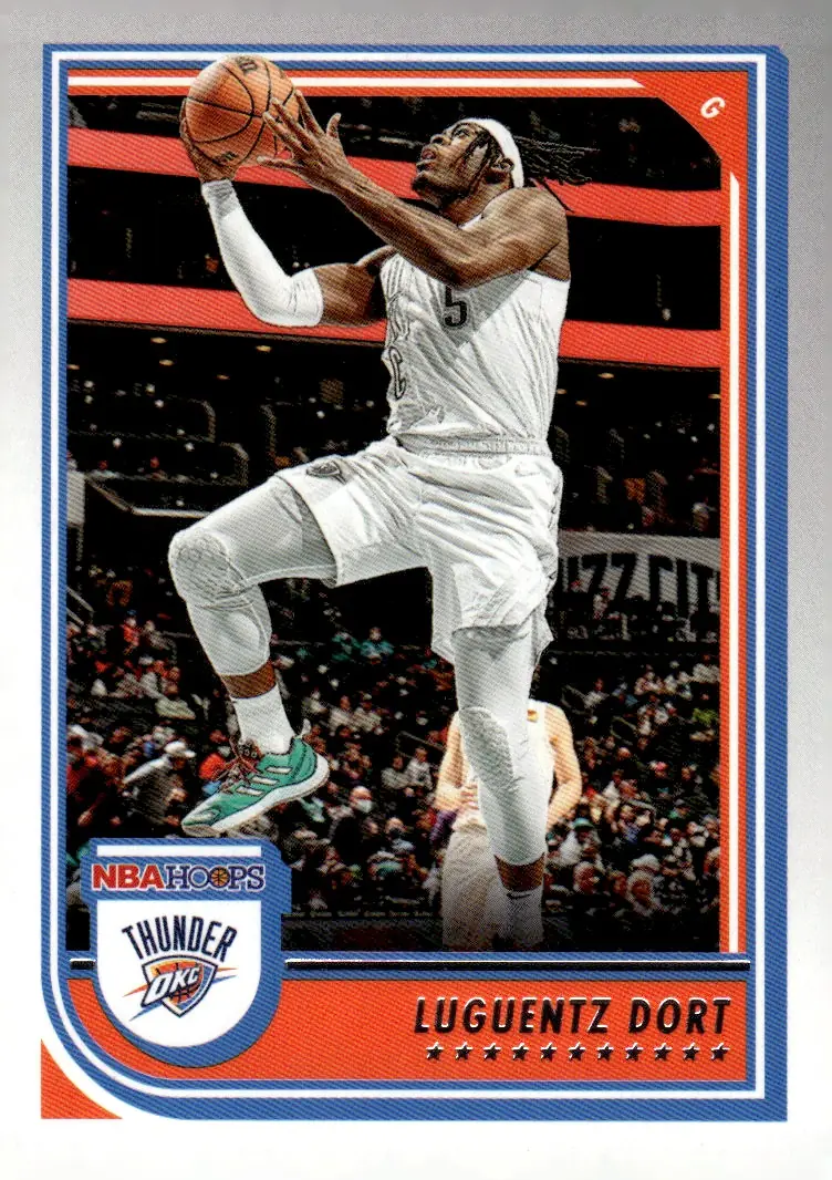 2022-23 NBA Hoops #202 Luguentz Dort (front)