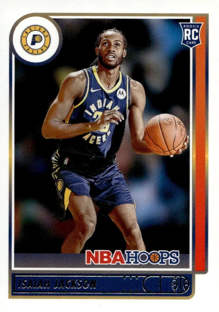2021-22 NBA Hoops #223 Isaiah Jackson (front)