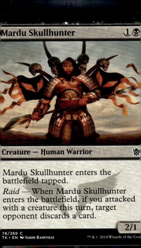 2014 Magic: The Gathering - Khans of Tarkir (KTK) #78/269 Mardu Skullhunter