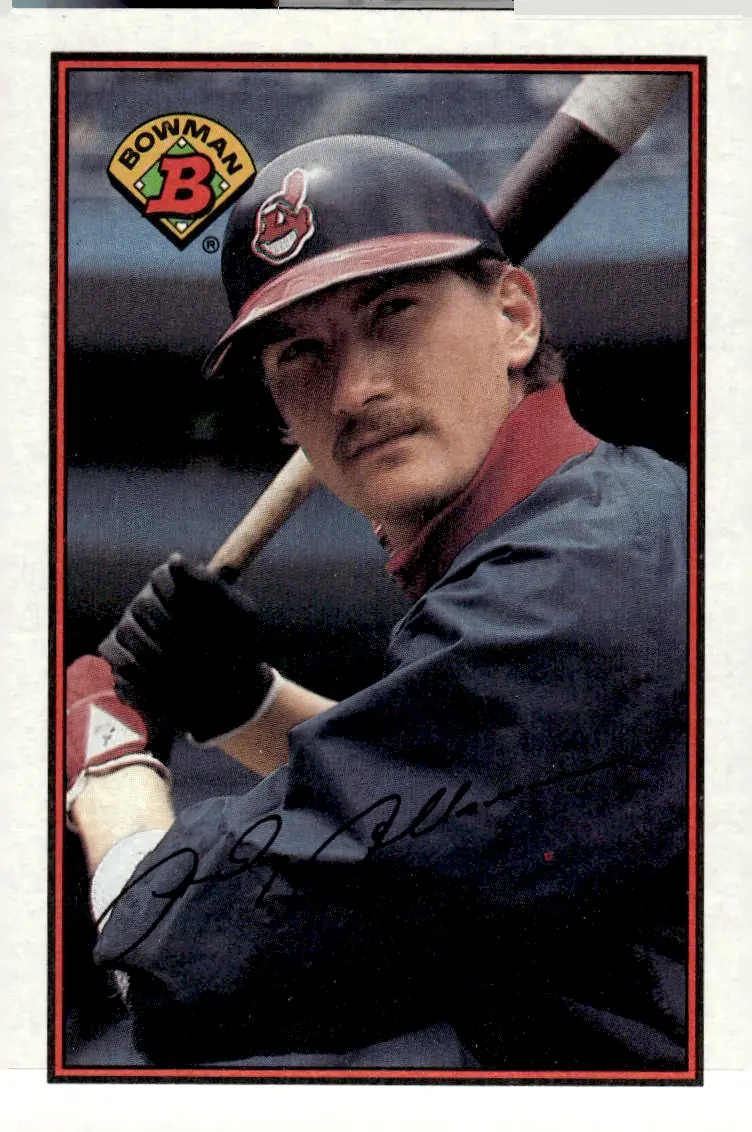 1989 Bowman #83 Andy Allanson (front)