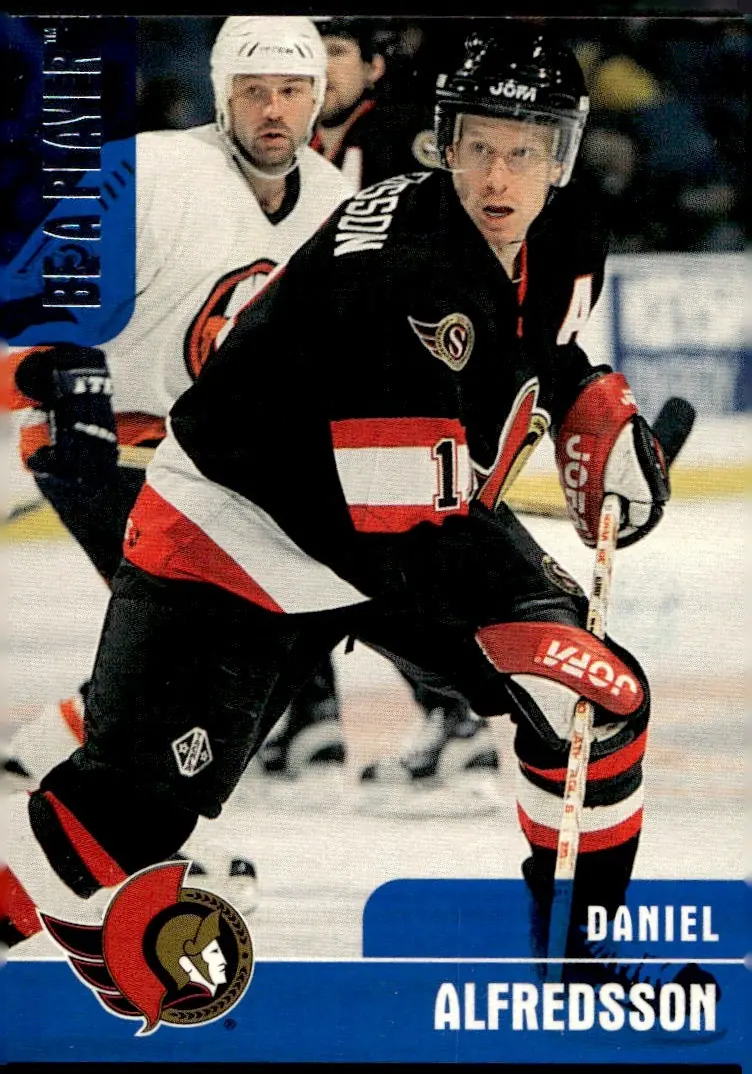 1999-00 Be A Player Memorabilia #287 Daniel Alfredsson (front)