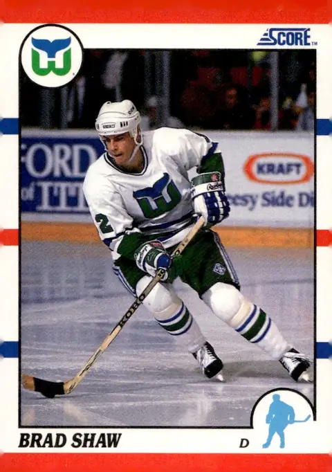 1990-91 Score (American/U.S. edition) #99 Brad Shaw