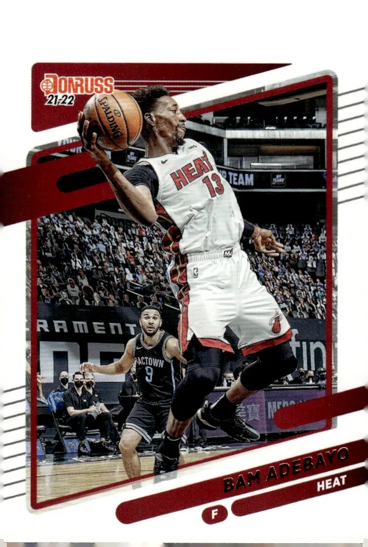 2021-22 Donruss #154 Bam Adebayo (front)