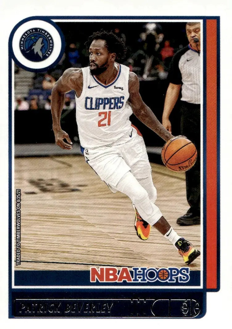 2021-22 NBA Hoops #126 Patrick Beverley (front)