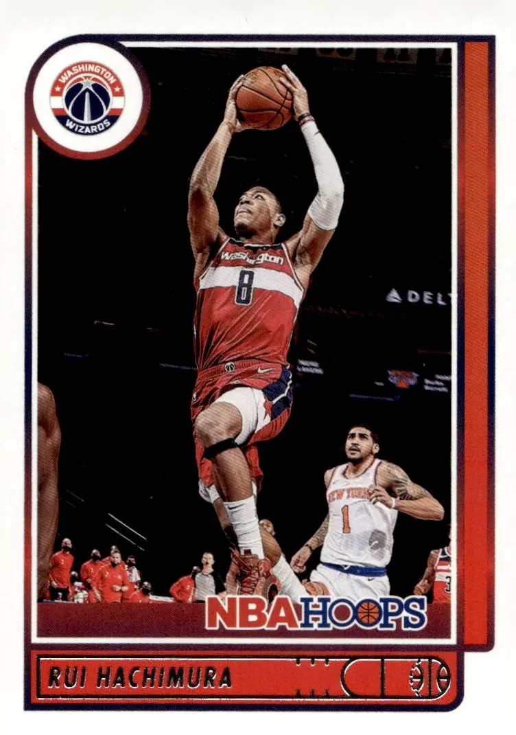 2021-22 NBA Hoops #110 Rui Hachimura (front)