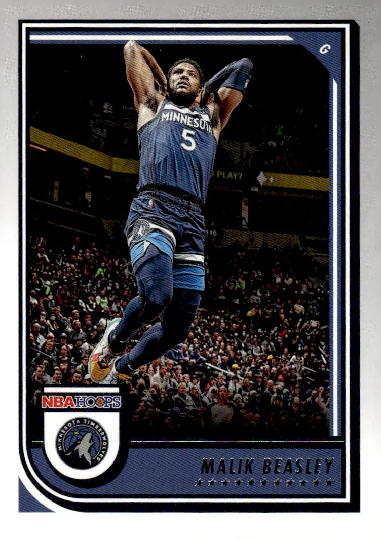 2022-23 NBA Hoops #197 Malik Beasley (front)