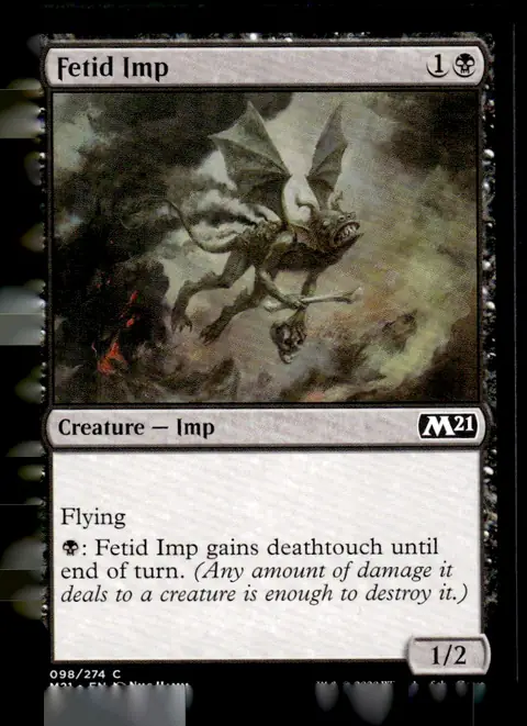 2020 Magic: The Gathering - Core Set 2021 (M21) #098/274 Fetid Imp
