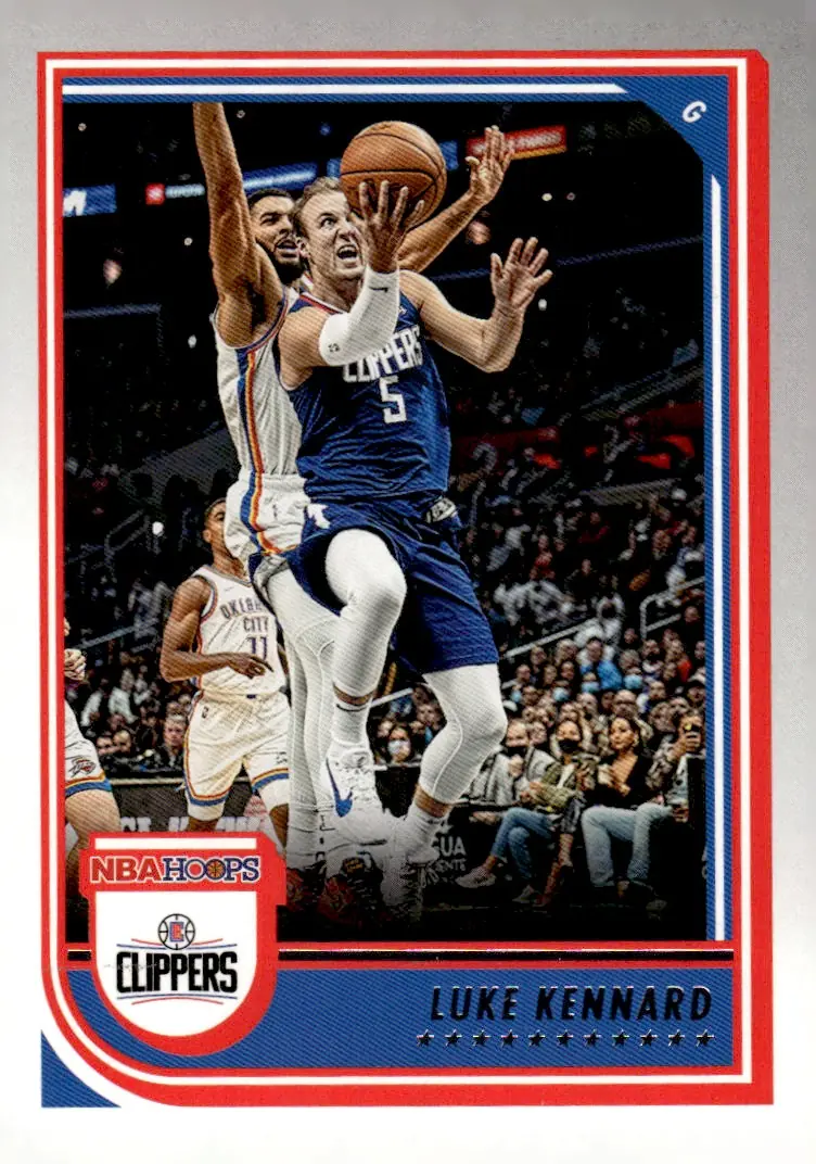 2022-23 NBA Hoops #183 Luke Kennard (front)