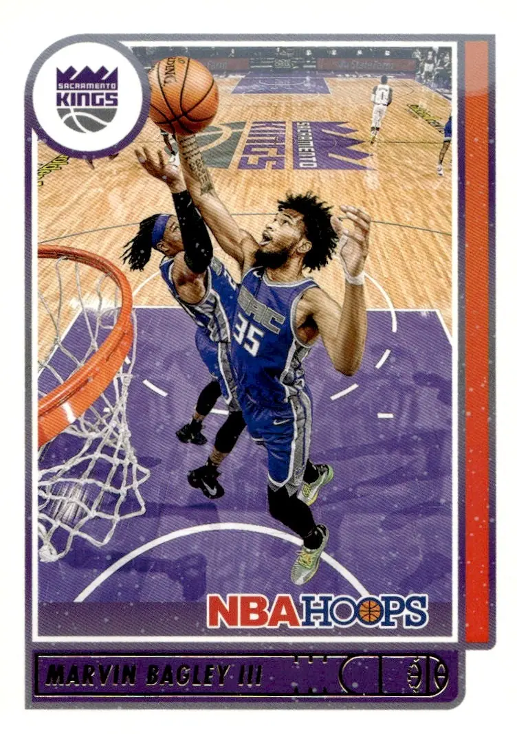 2021-22 NBA Hoops #128 Marvin Bagley III (front)