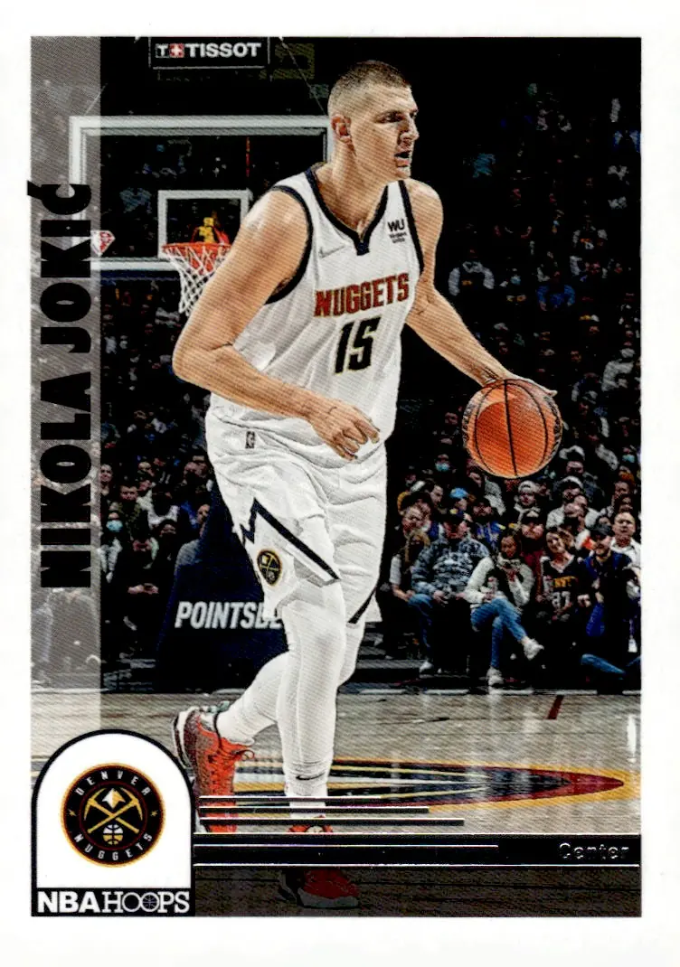 2022-23 NBA Hoops #287 Nikola Jokić (front)