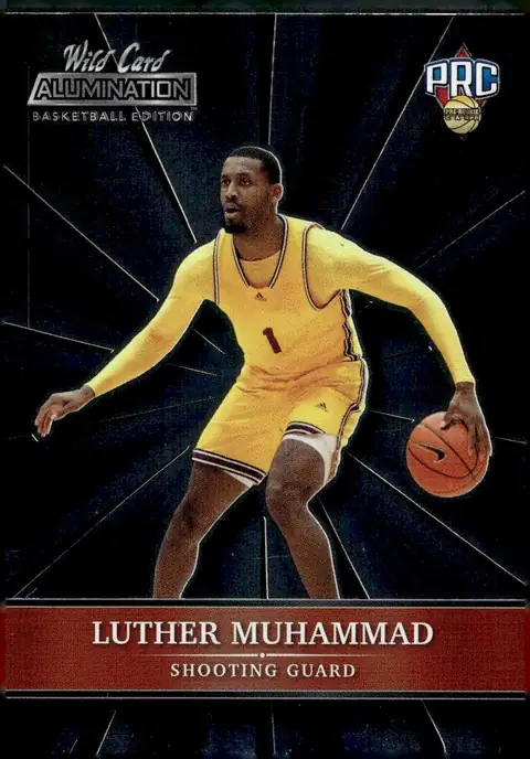 2021-22 Wild Card Alumination Basketball Edition #ABC-56 Luther Muhammad