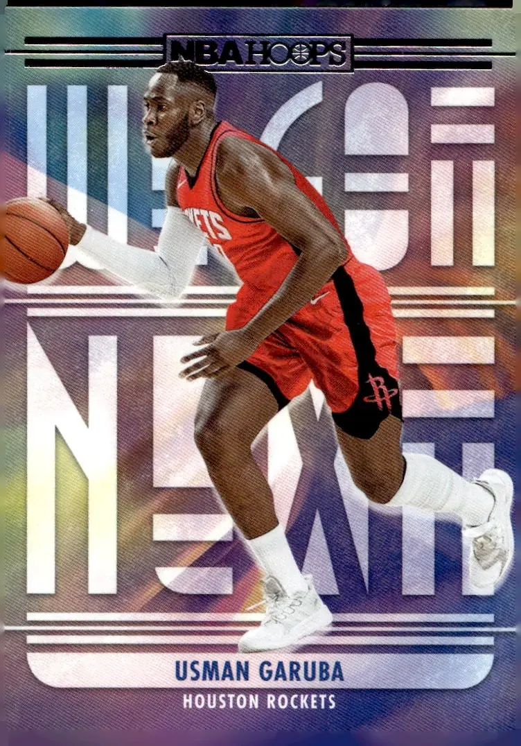 2021-22 NBA Hoops #23 Usman Garuba (front)