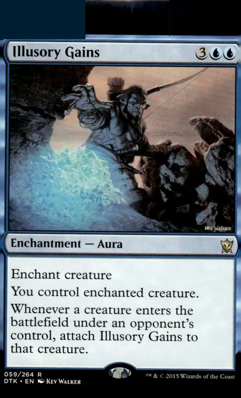 2015 Dragons of Tarkir (DTK) #059/264 Illusory Gains